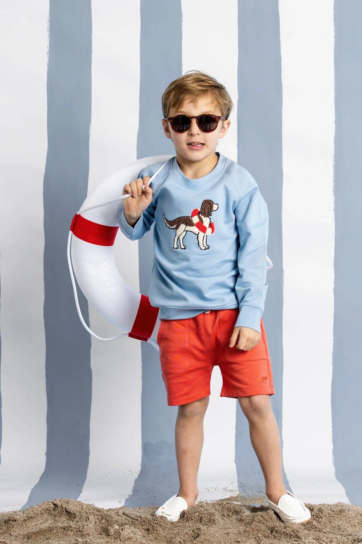 Nantucket Pups Embroidered Sweatshirt