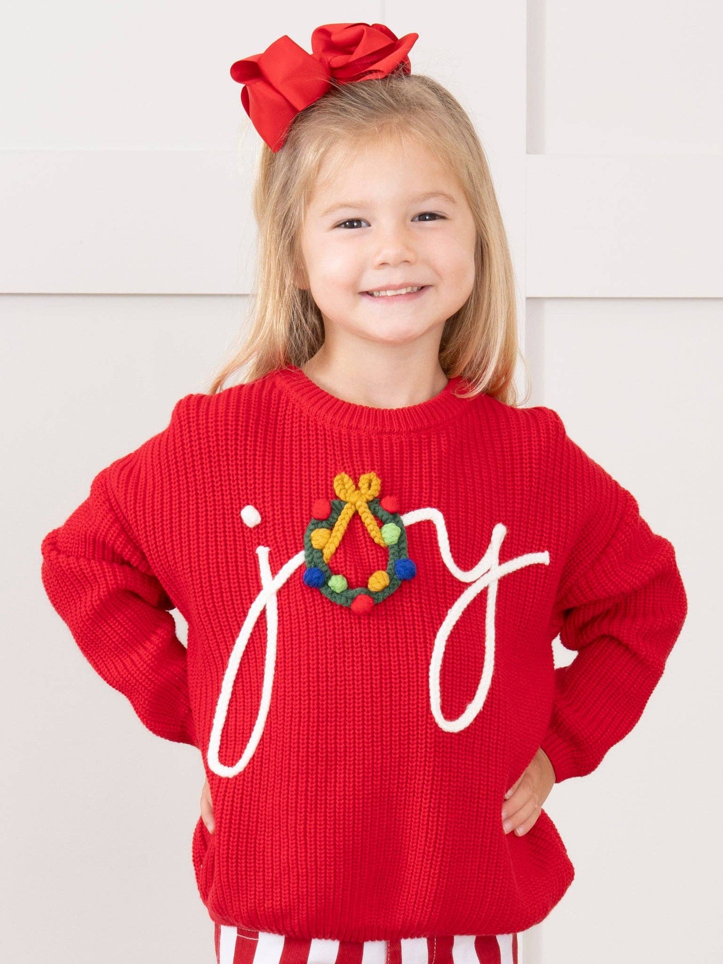 Festive Joy Wreath Sweater