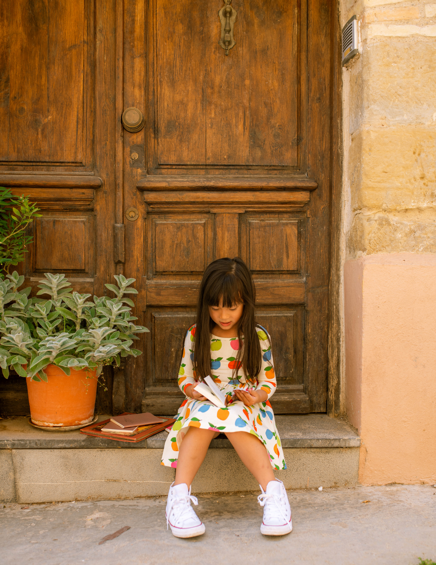 Twirl Dress in Apples
