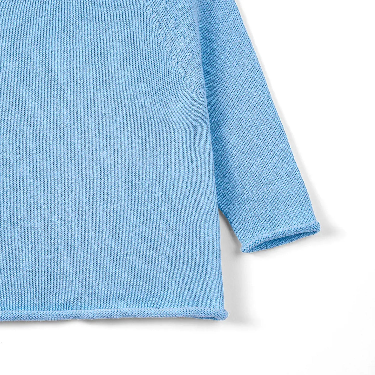 Cotton Rollneck Sweater In Various Colors