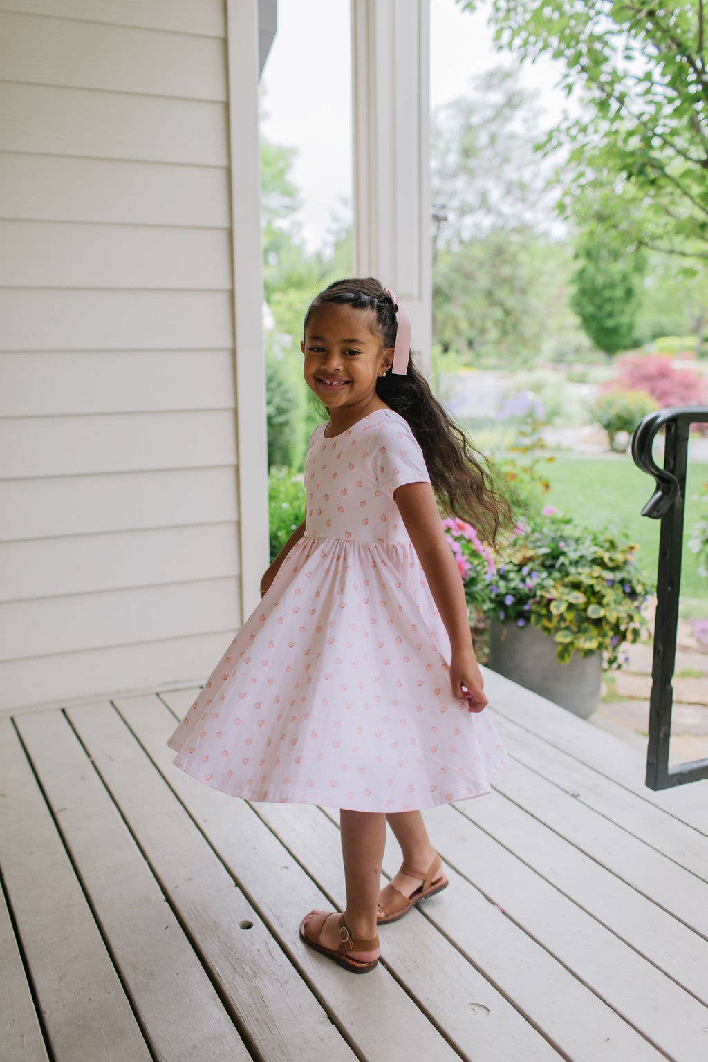 Peach of My Heart Twirl Dress
