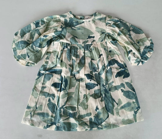 Sage Leaf Sleeve Dress