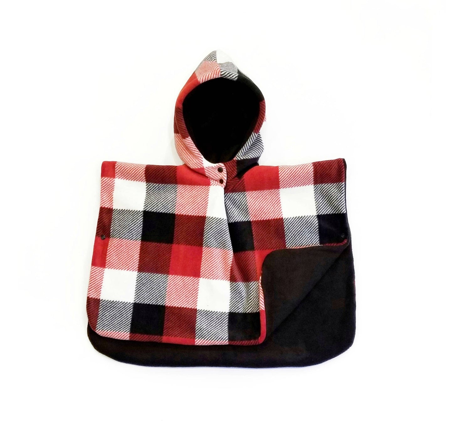 Buffalo Plaid Car Seat Poncho