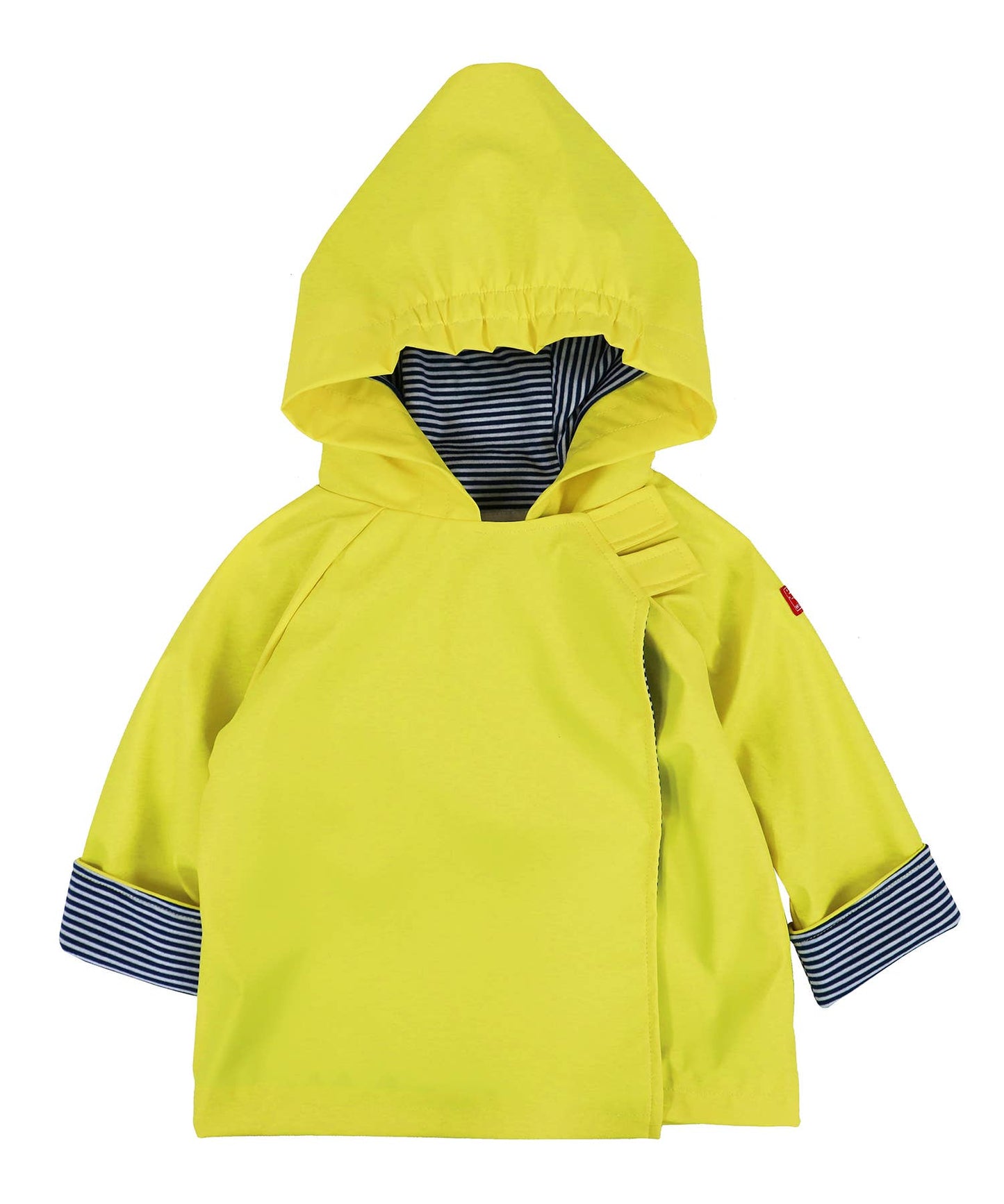 Yellow Favorite Wrap Hooded Rain Jacket