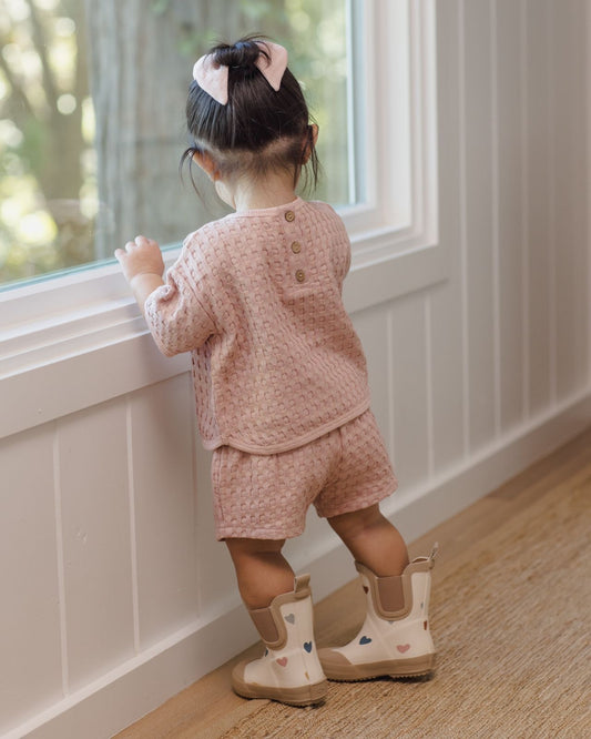 Confetti Hearts Rain Boots