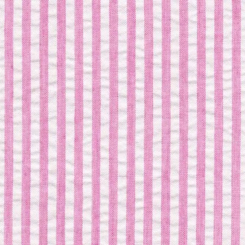 Pink Seersucker Sunhat