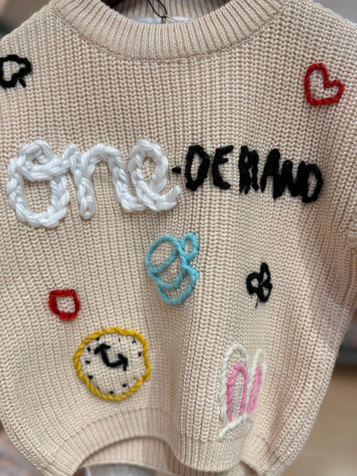 One-derland Birthday Sweater