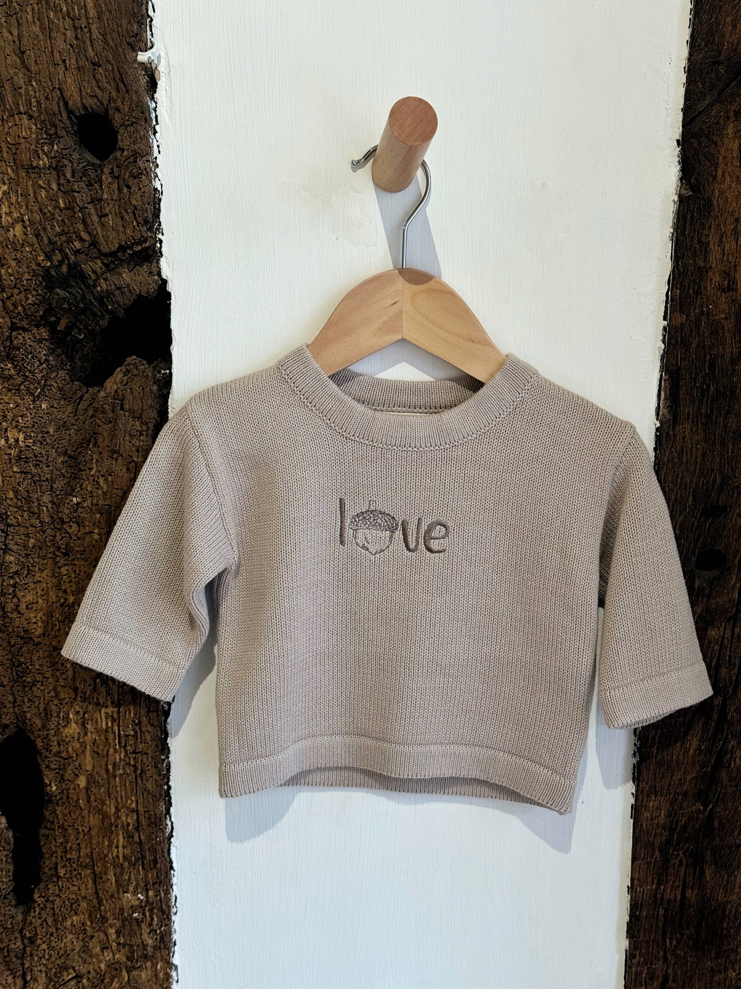 Motto Cotton Baby Jumper Sweater