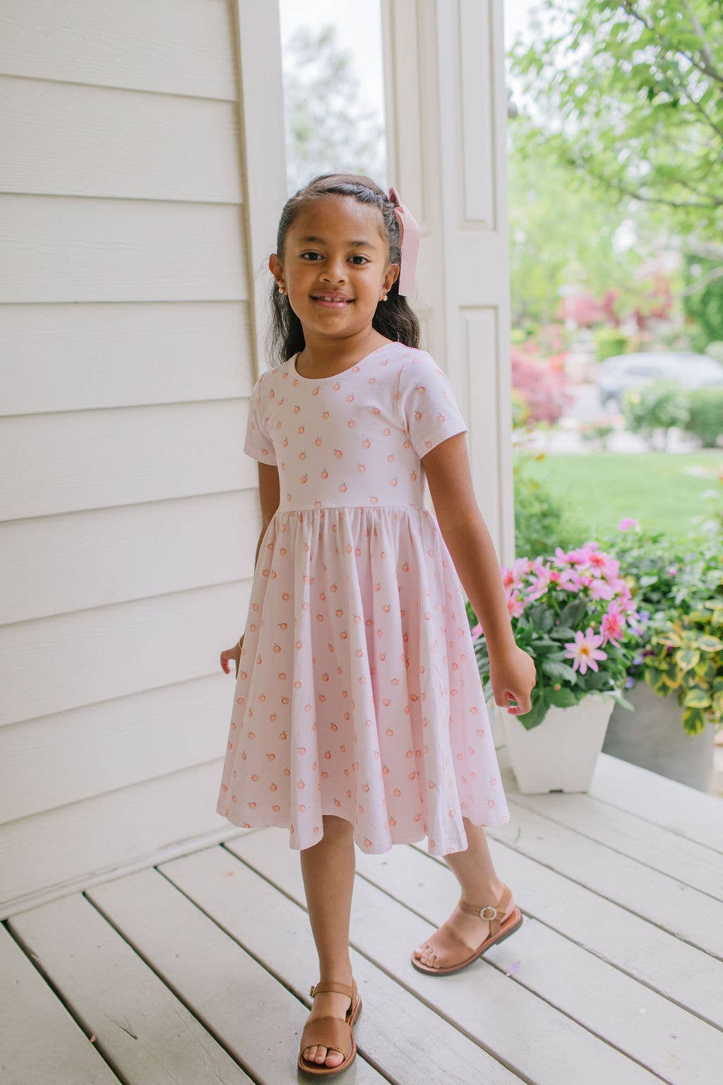 Peach of My Heart Twirl Dress