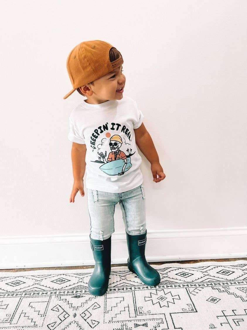 Northern Lights - Blue Rain Boots