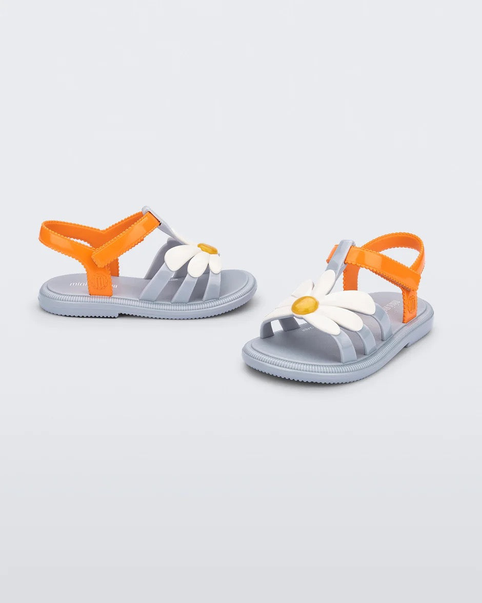 Blue/Orange Hip Bloomy Sandal