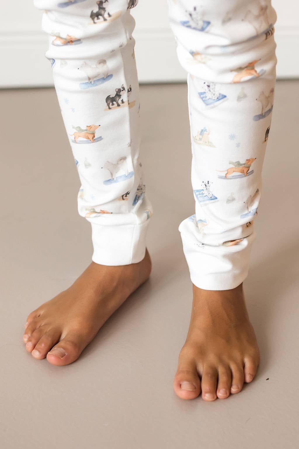 Ski Pups Boy Pima Kids Long PJ Set