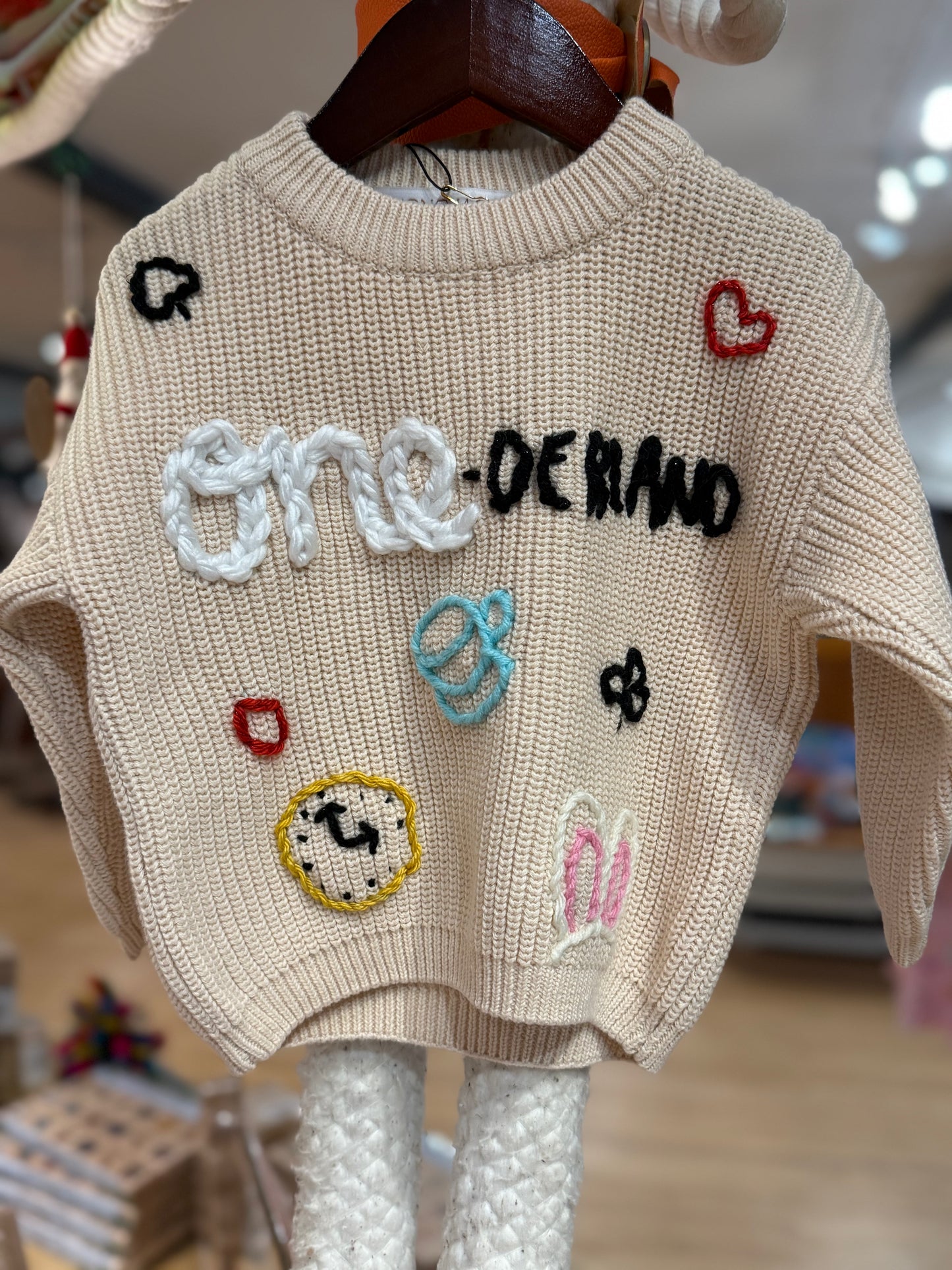 One-derland Birthday Sweater