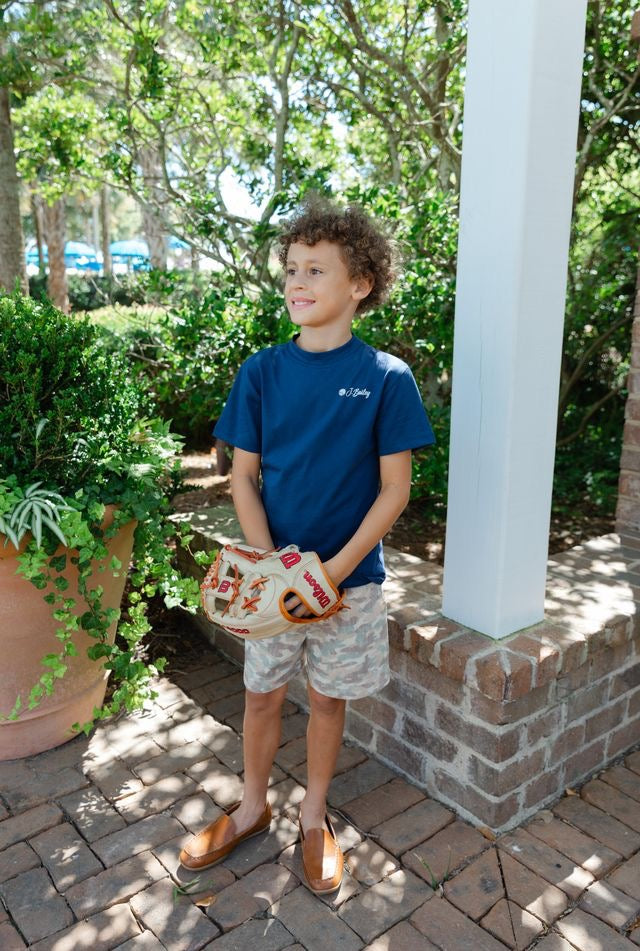 Baseball on Navy Tee