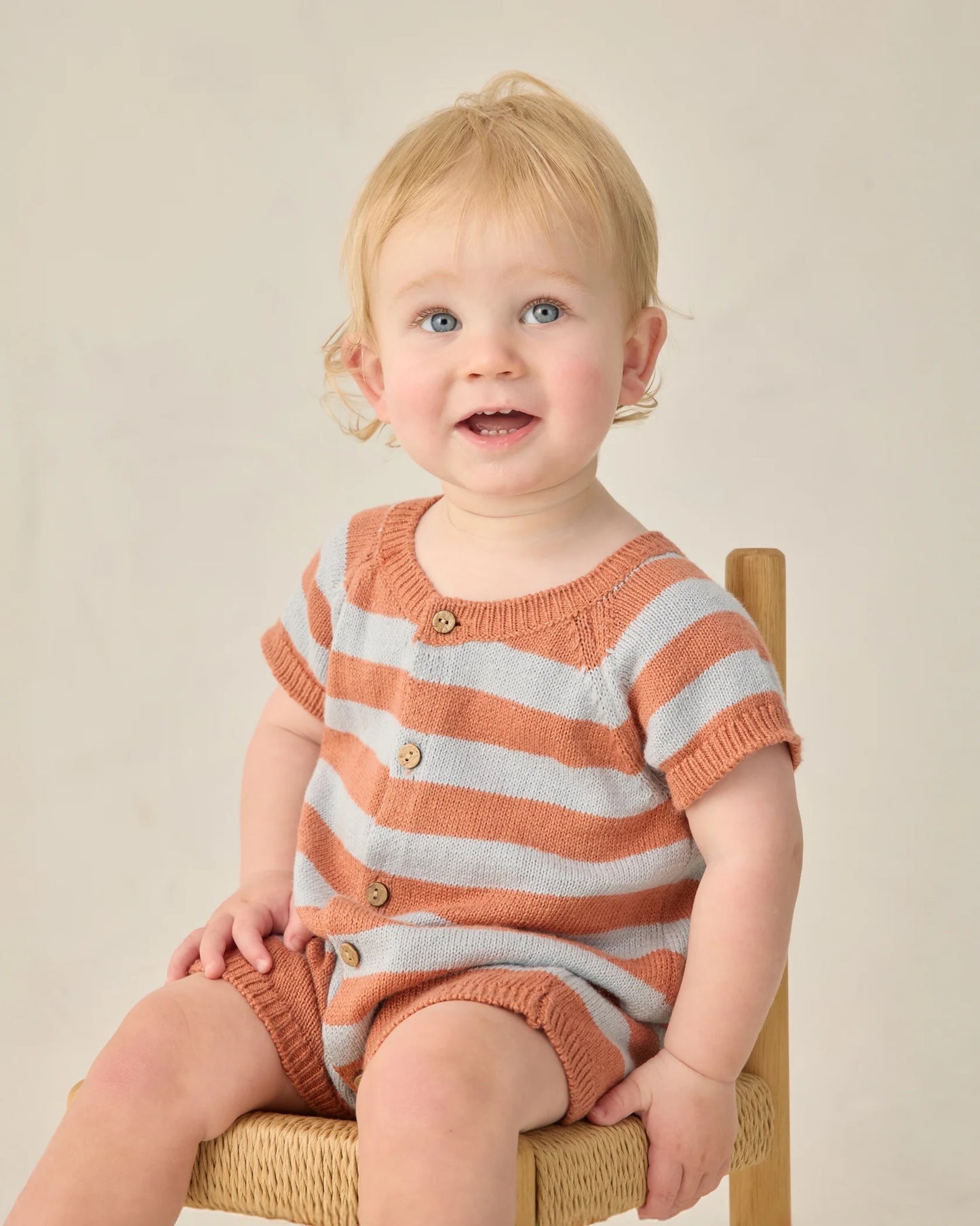 Americana Stripe Liam Romper