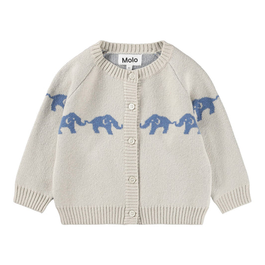 Bobi Blue Elephant Cardigan