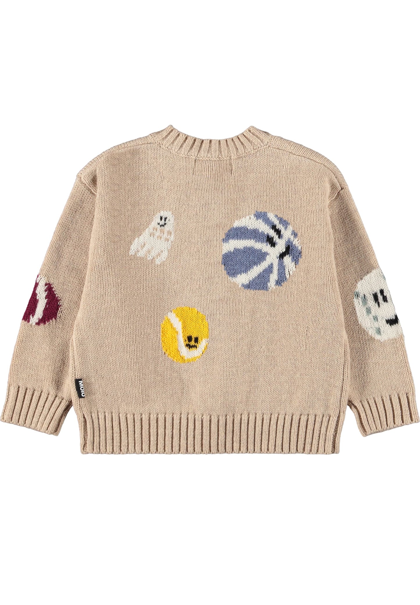 Breeze Sandy Fuzzy Ball Cardigan