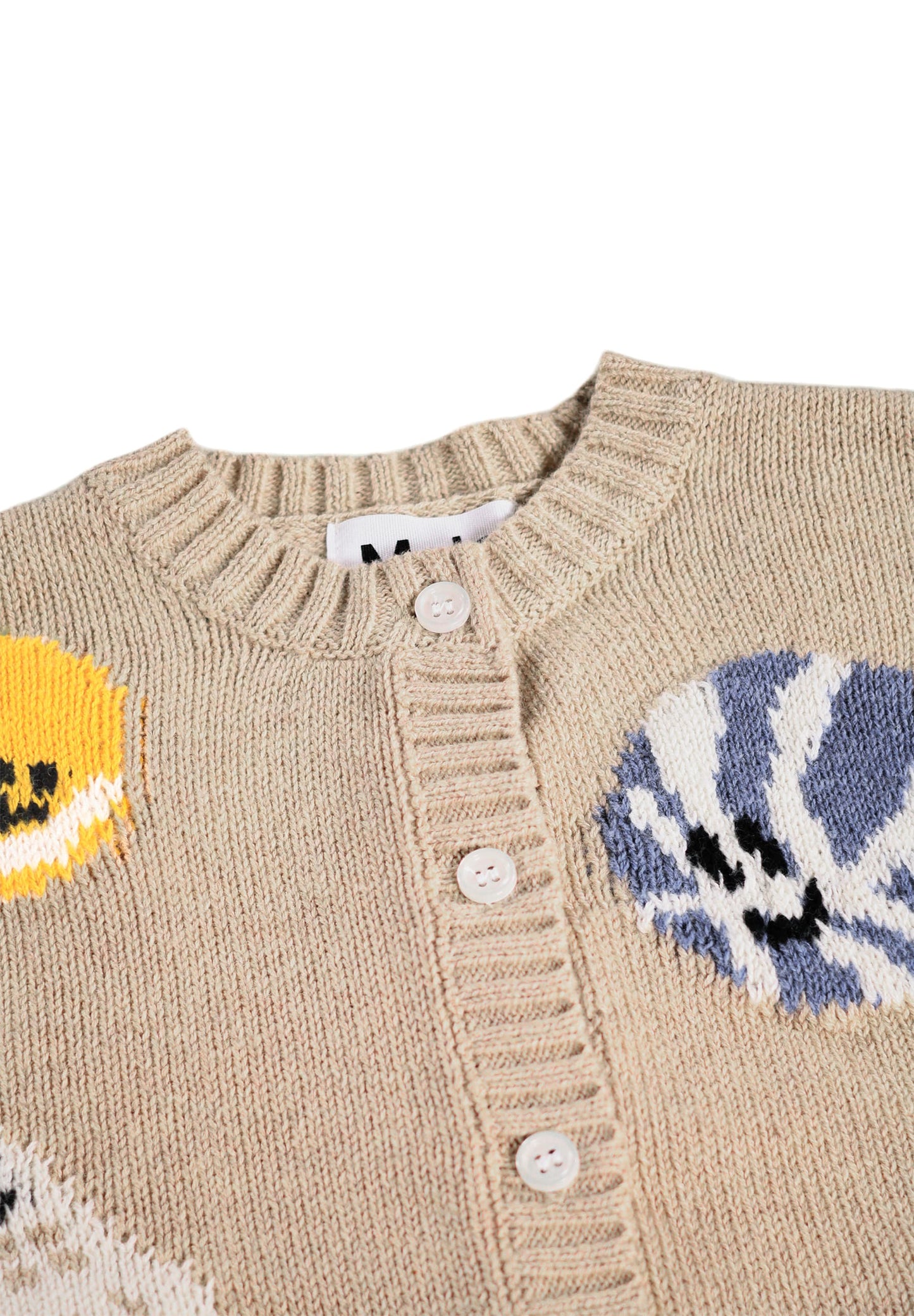 Breeze Sandy Fuzzy Ball Cardigan