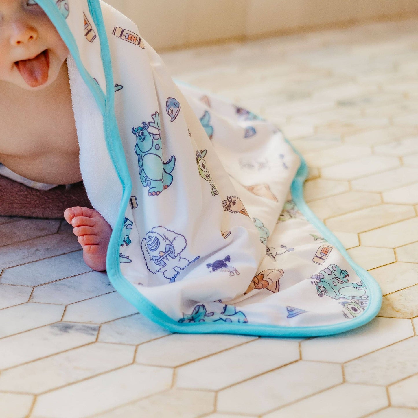 Monsters, Inc. Friends Premium Hooded Towel