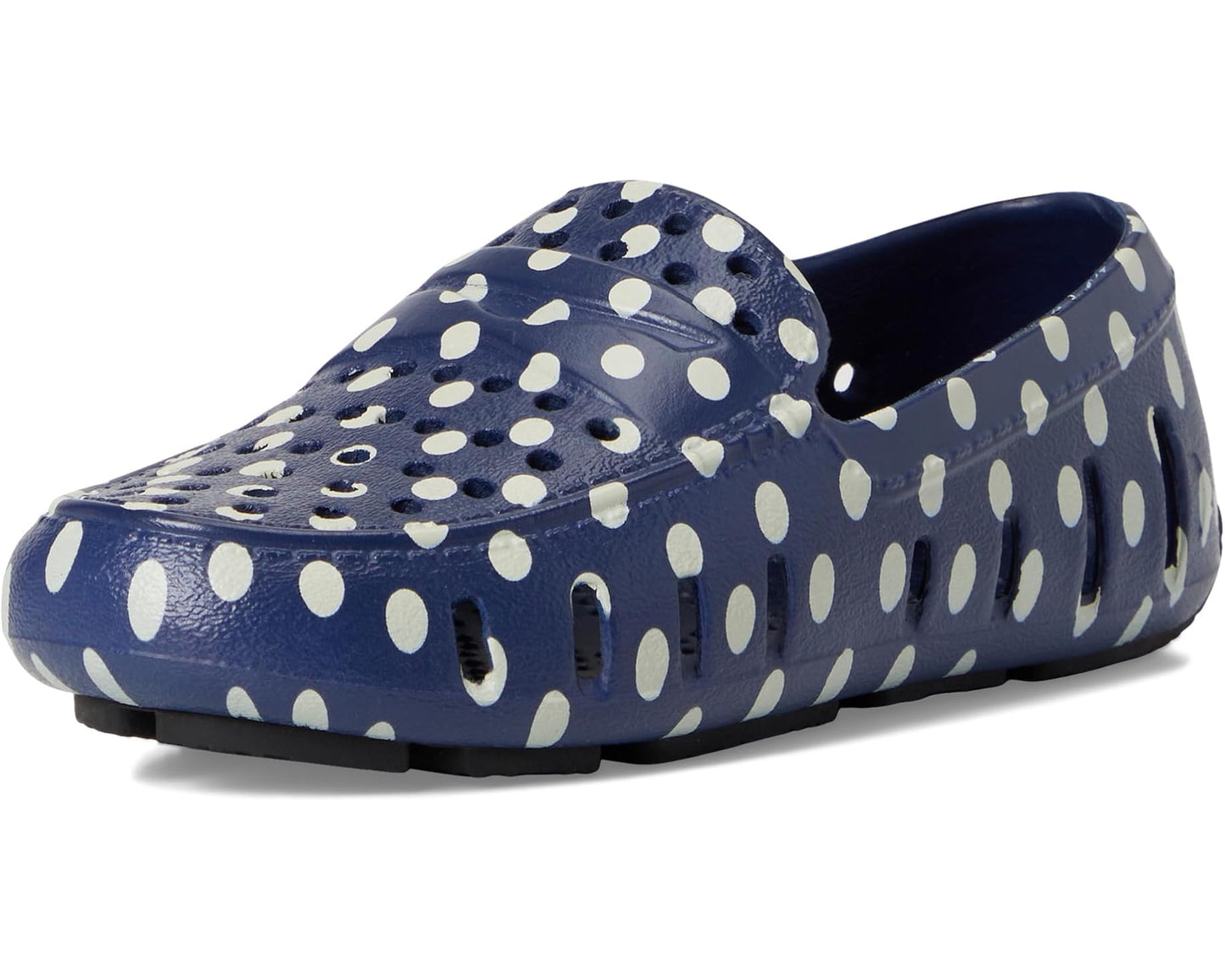 Navy Dots/Black Prodigy Loafer