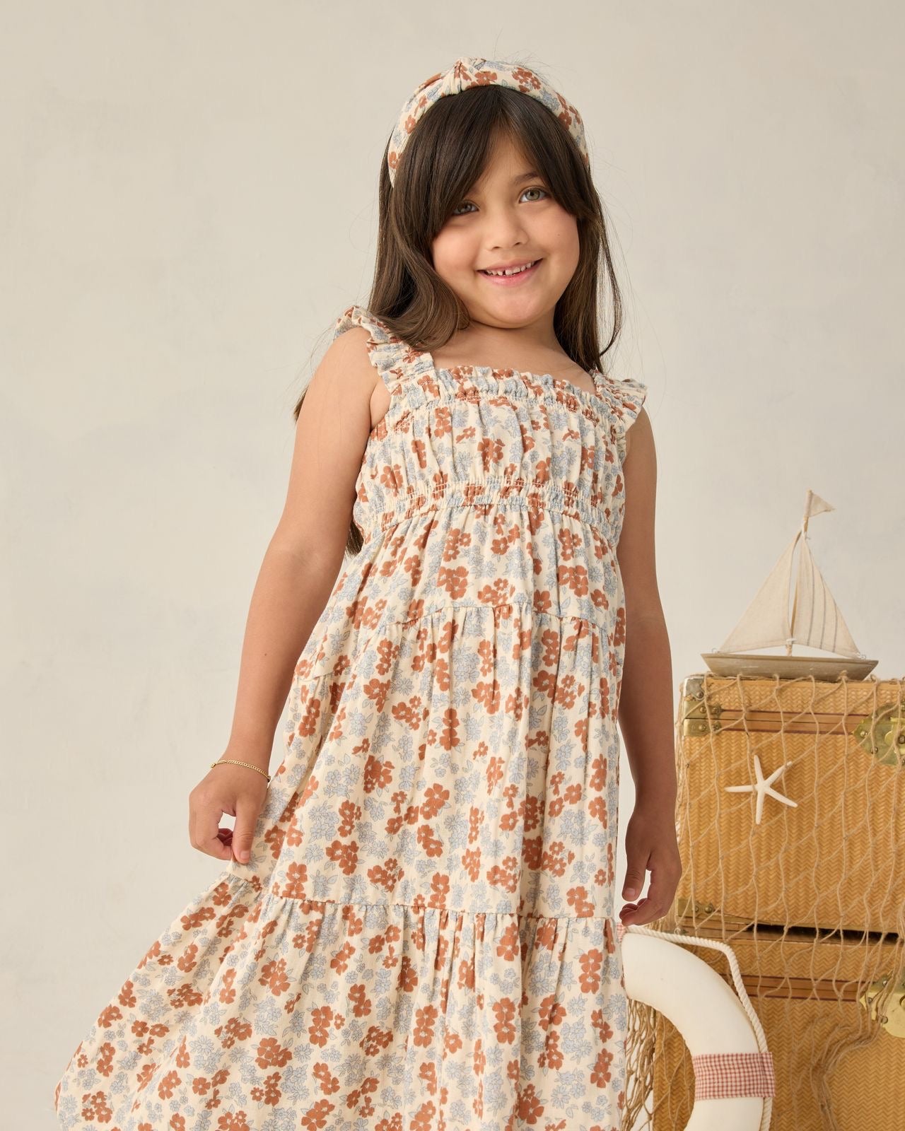 Americana Floral Josie Dress