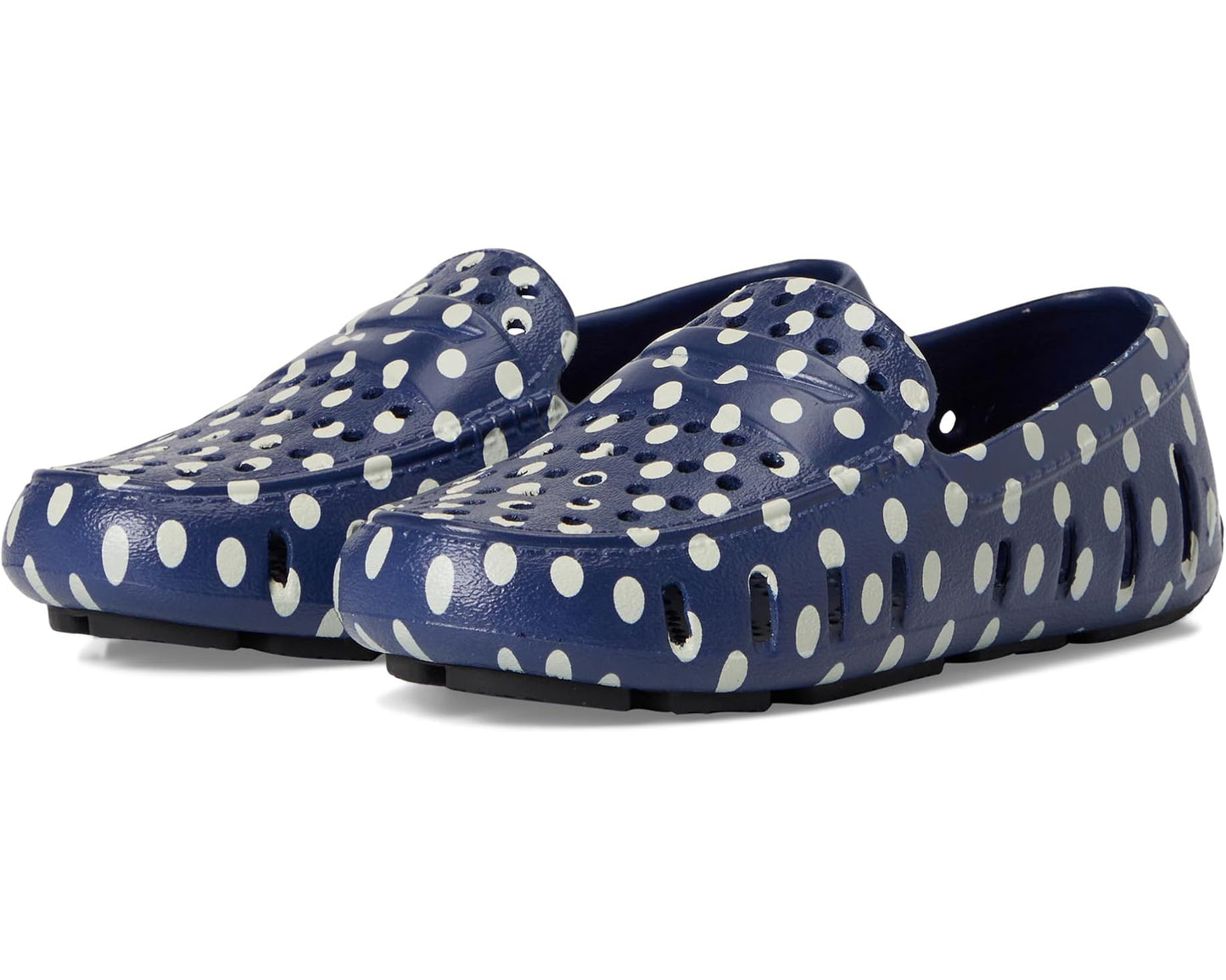 Navy Dots/Black Prodigy Loafer