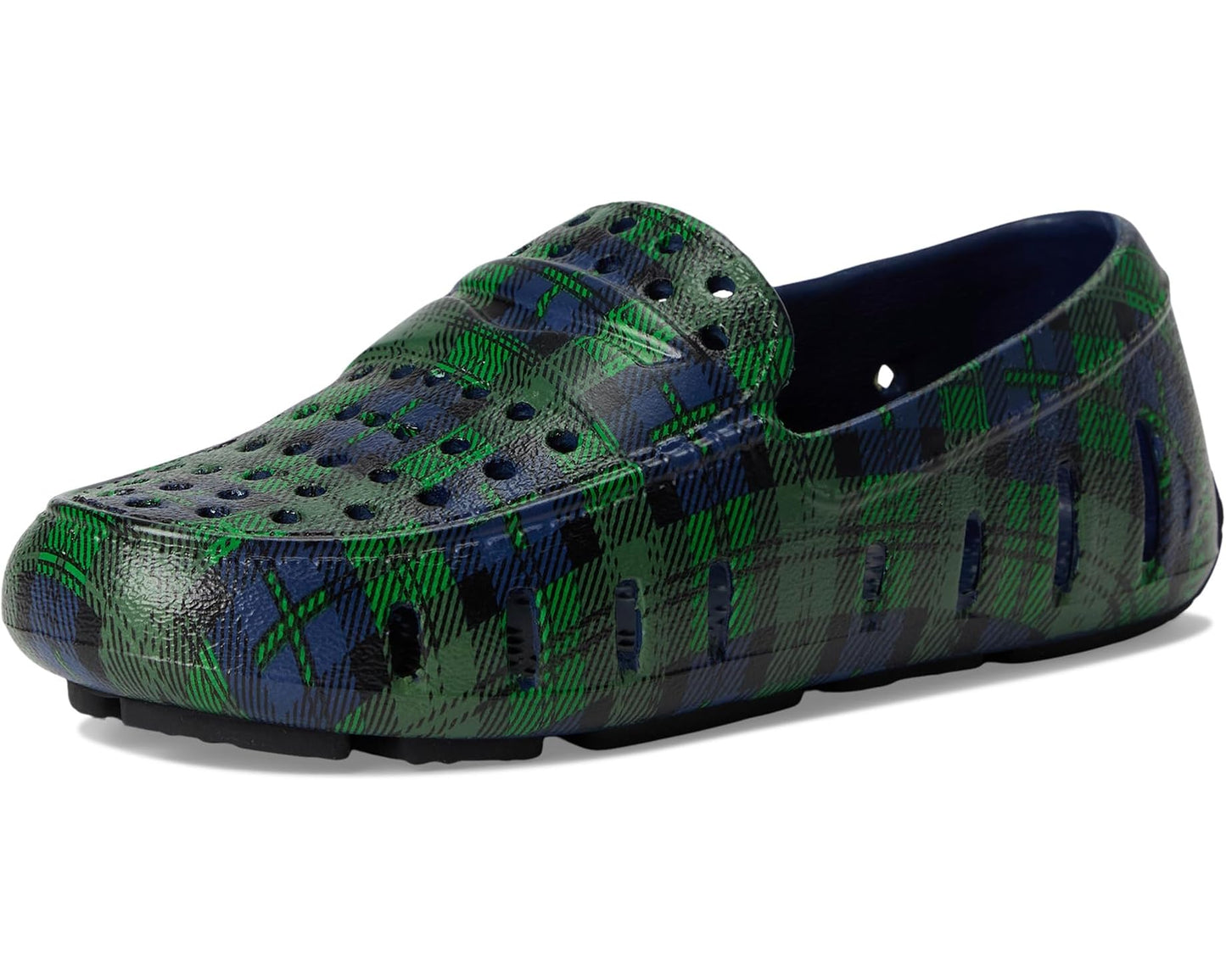 Navy Plaid/Black Prodigy Loafer