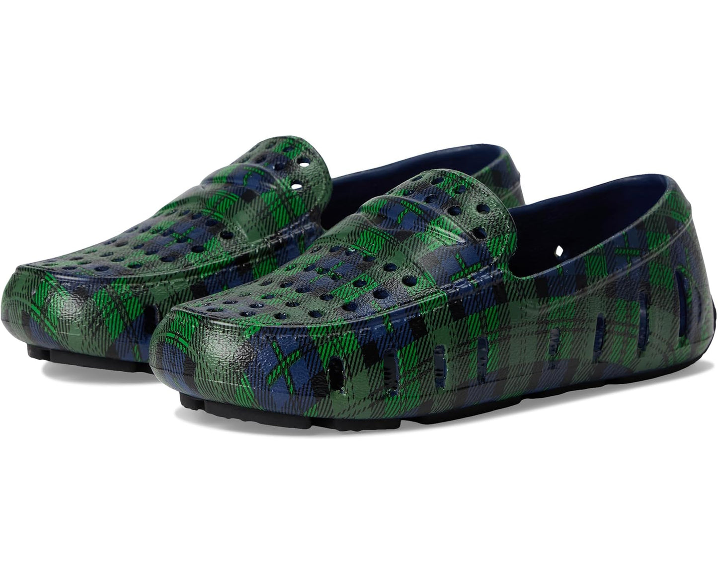 Navy Plaid/Black Prodigy Loafer