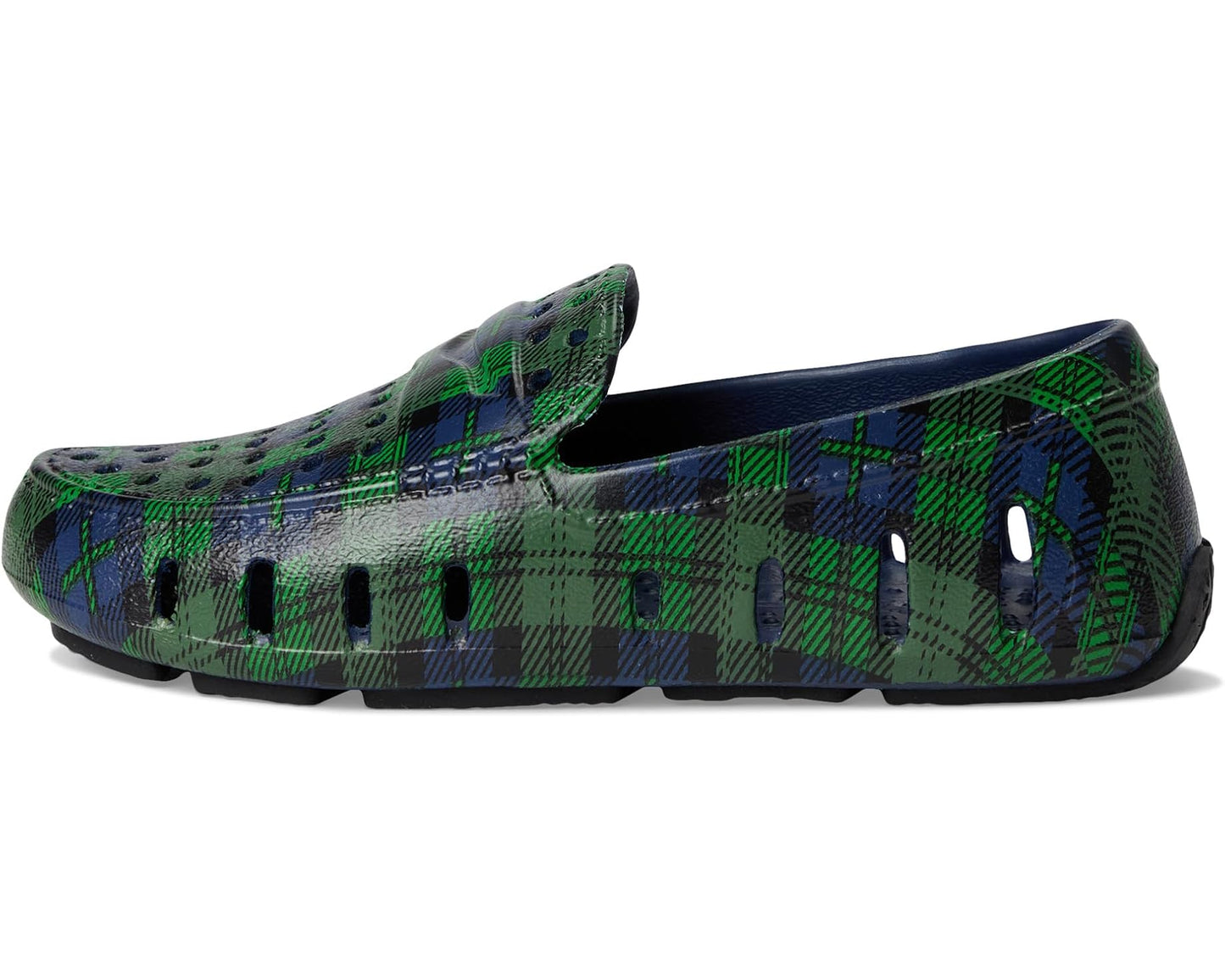 Navy Plaid/Black Prodigy Loafer