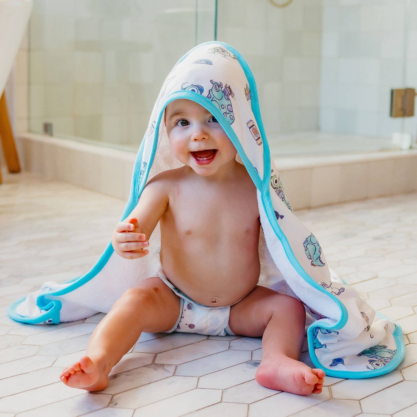Monsters, Inc. Friends Premium Hooded Towel