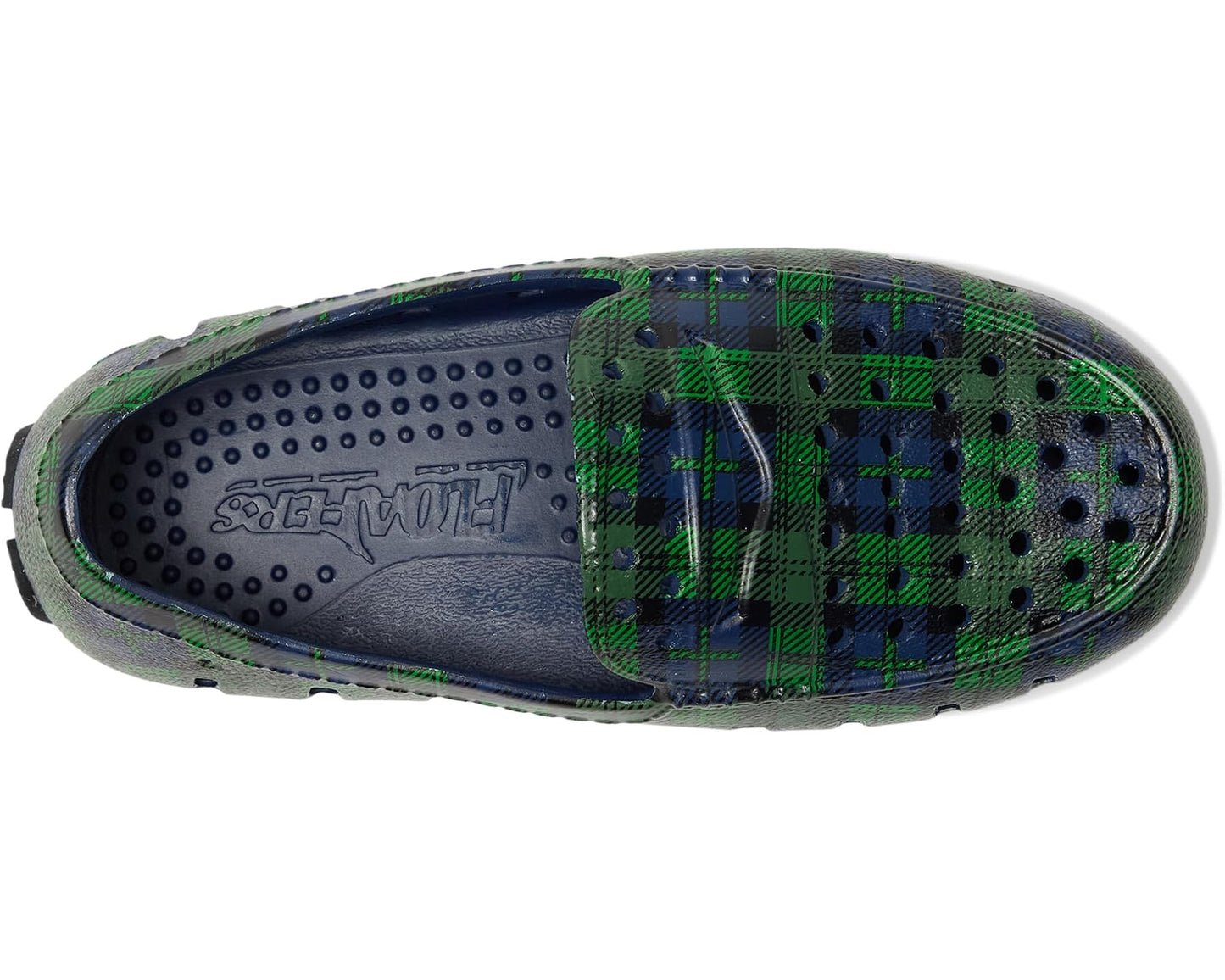 Navy Plaid/Black Prodigy Loafer