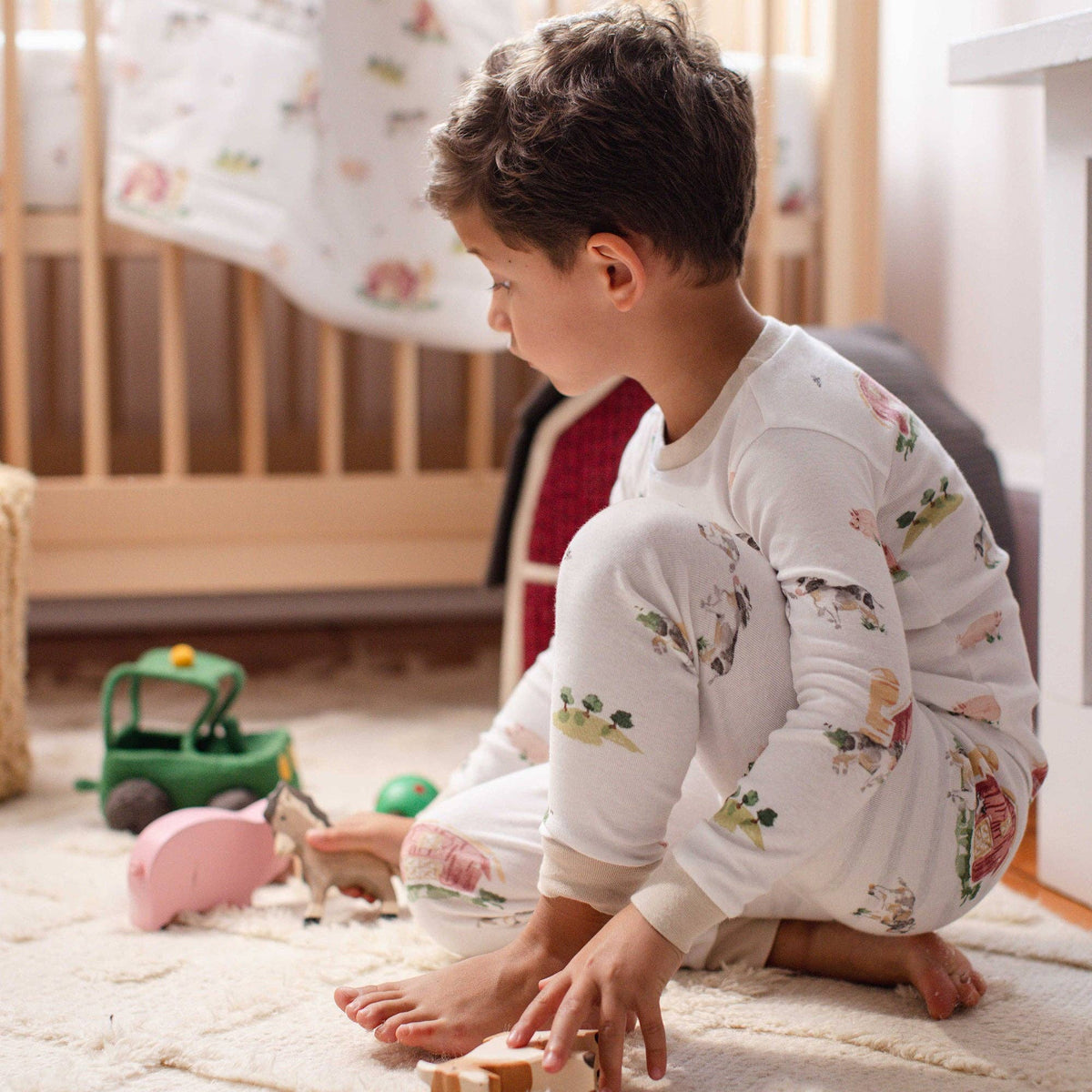 Barnyard Organic Cotton 2-Pc Pajamas