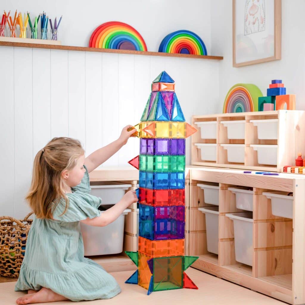 CONNETIX Rainbow Creative Pack, 102 Pieces