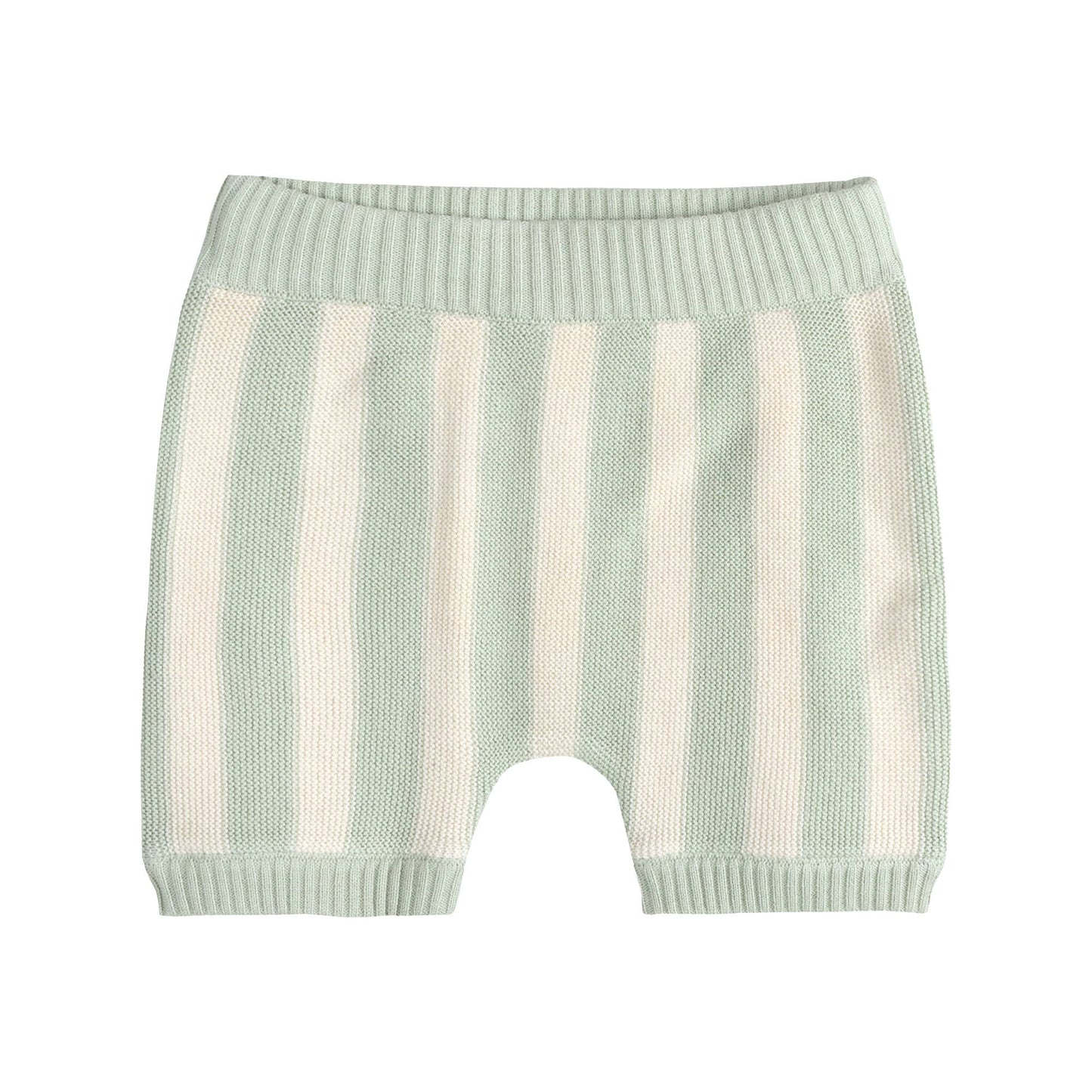 Palm Trees Embroidered Knit Short Set