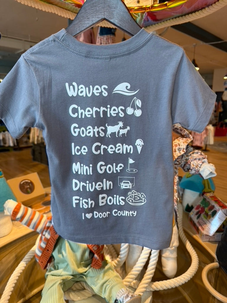 I Love Door County Toddler Tees