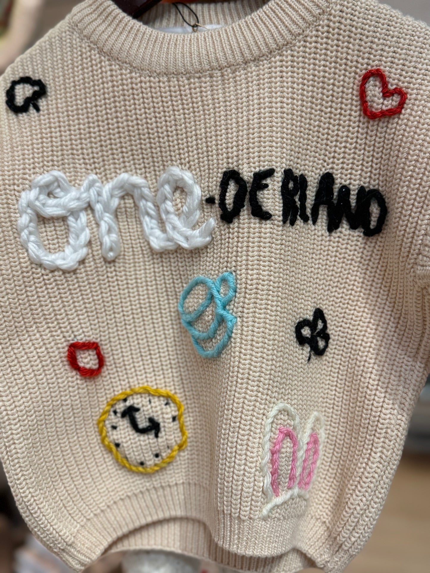 One-derland Birthday Sweater