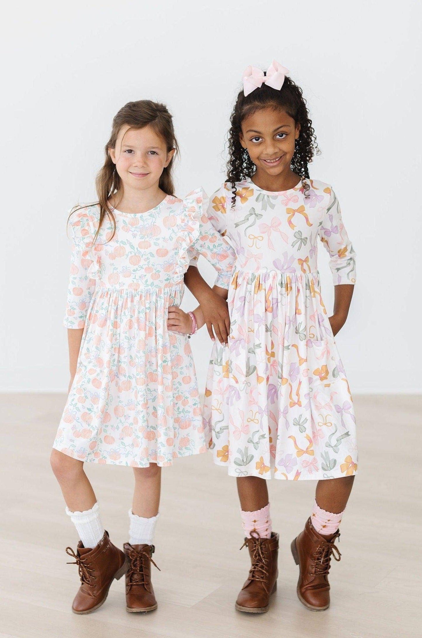 Boho Bows Pocket Twirl Dress