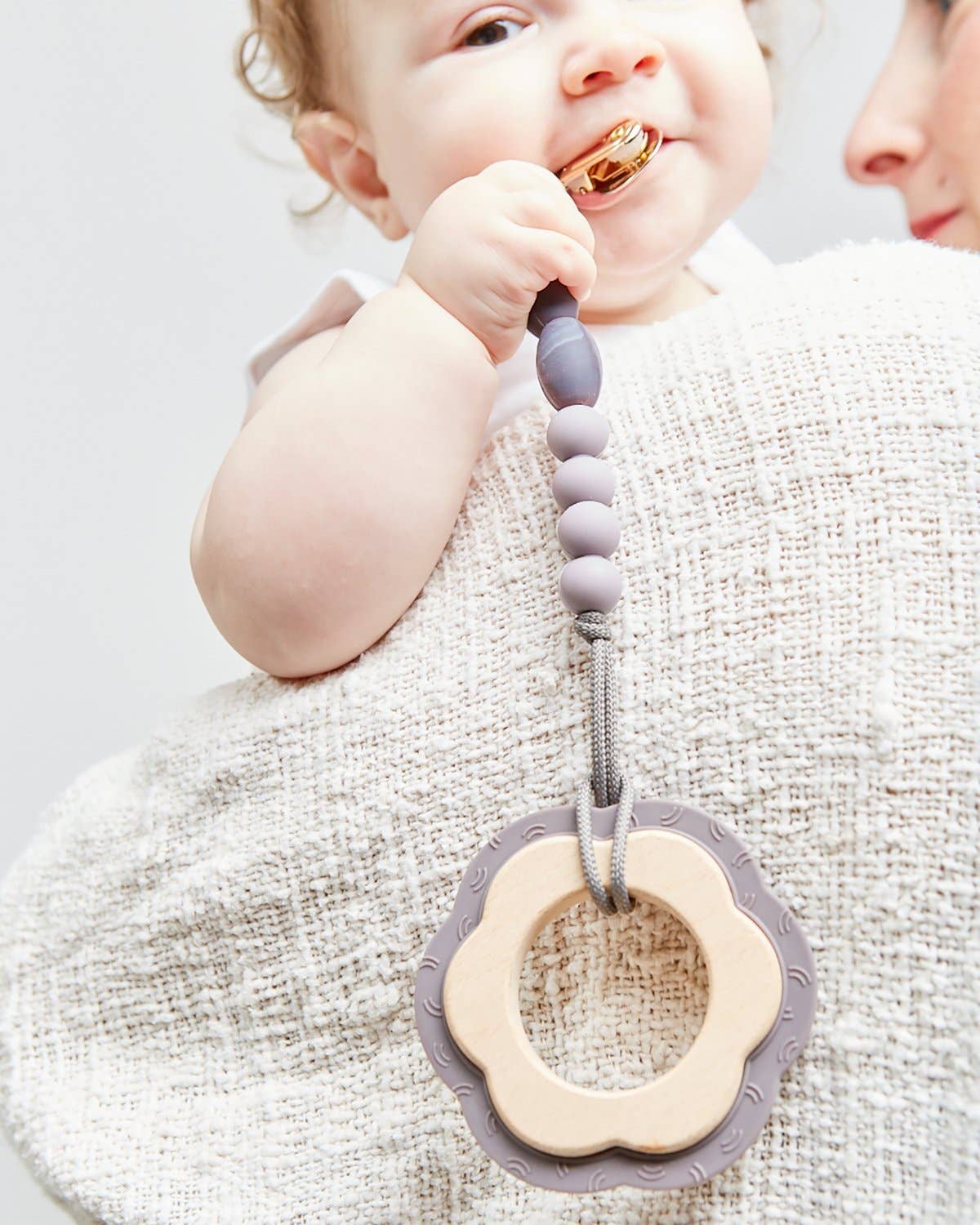 Pewter Teether Clips
