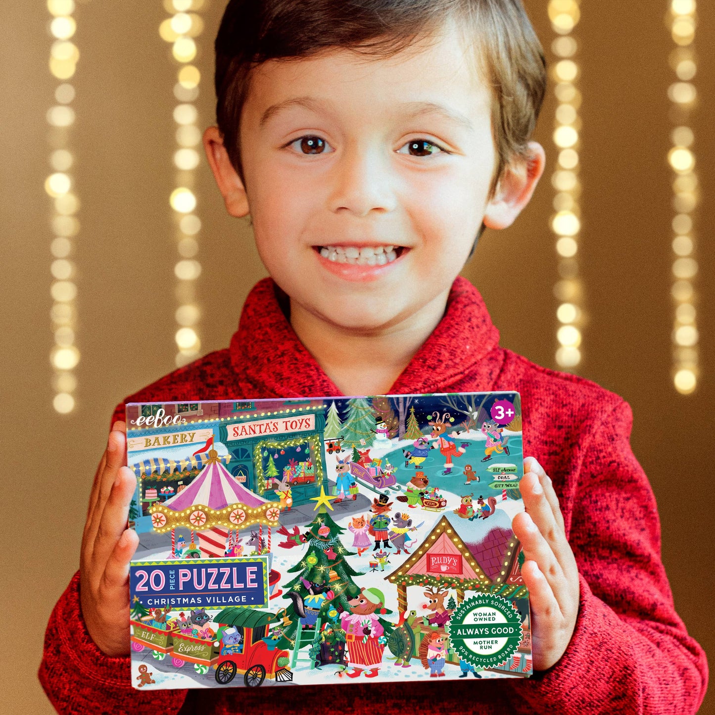 Christmas Village 20 Pc Puzzle