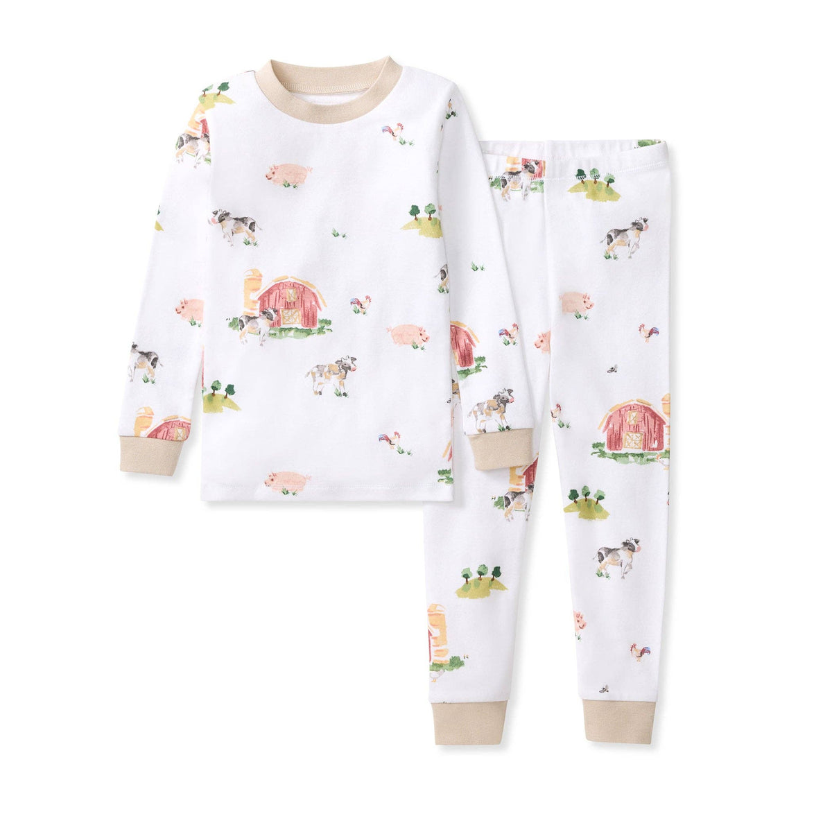 Barnyard Organic Cotton 2-Pc Pajamas
