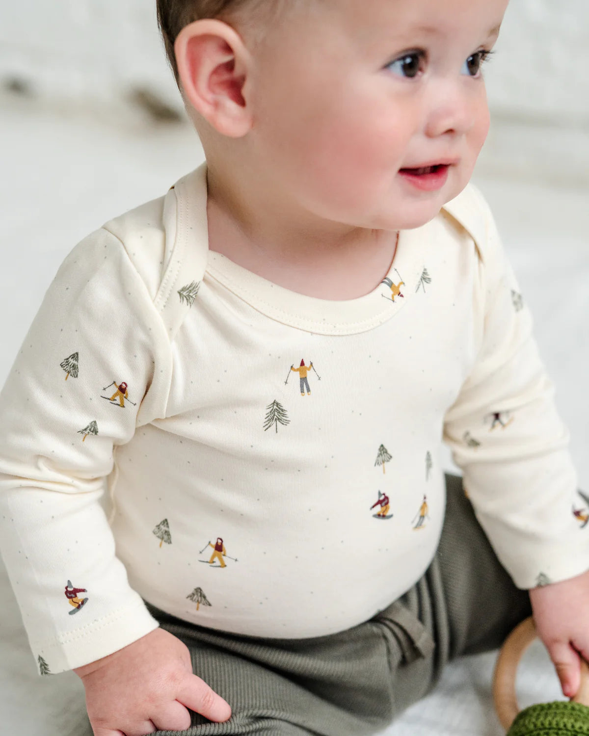 Ski Trails River Onesie