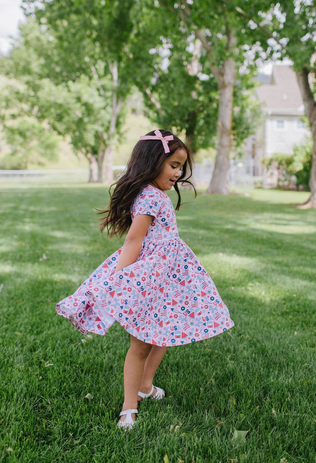 Pink Celebration Twirl Dress