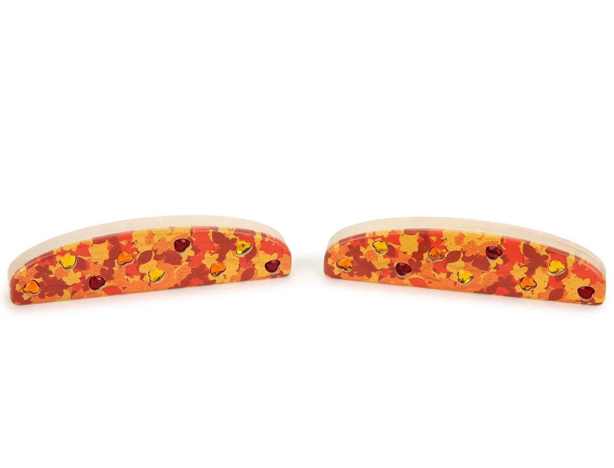 LIMITED!  Autumn Leaf Pile 2Pc Gem Set