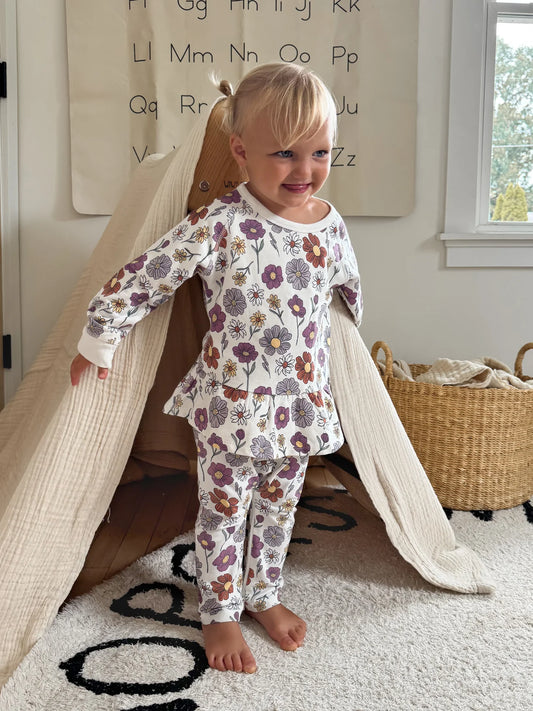 Bouquet Ruffled Sweatsuit