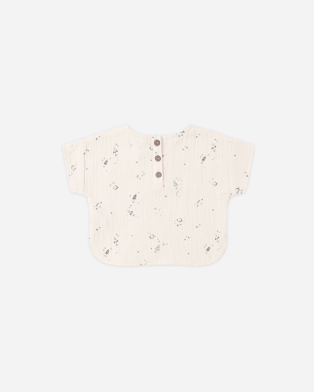Space Woven Boxy Top