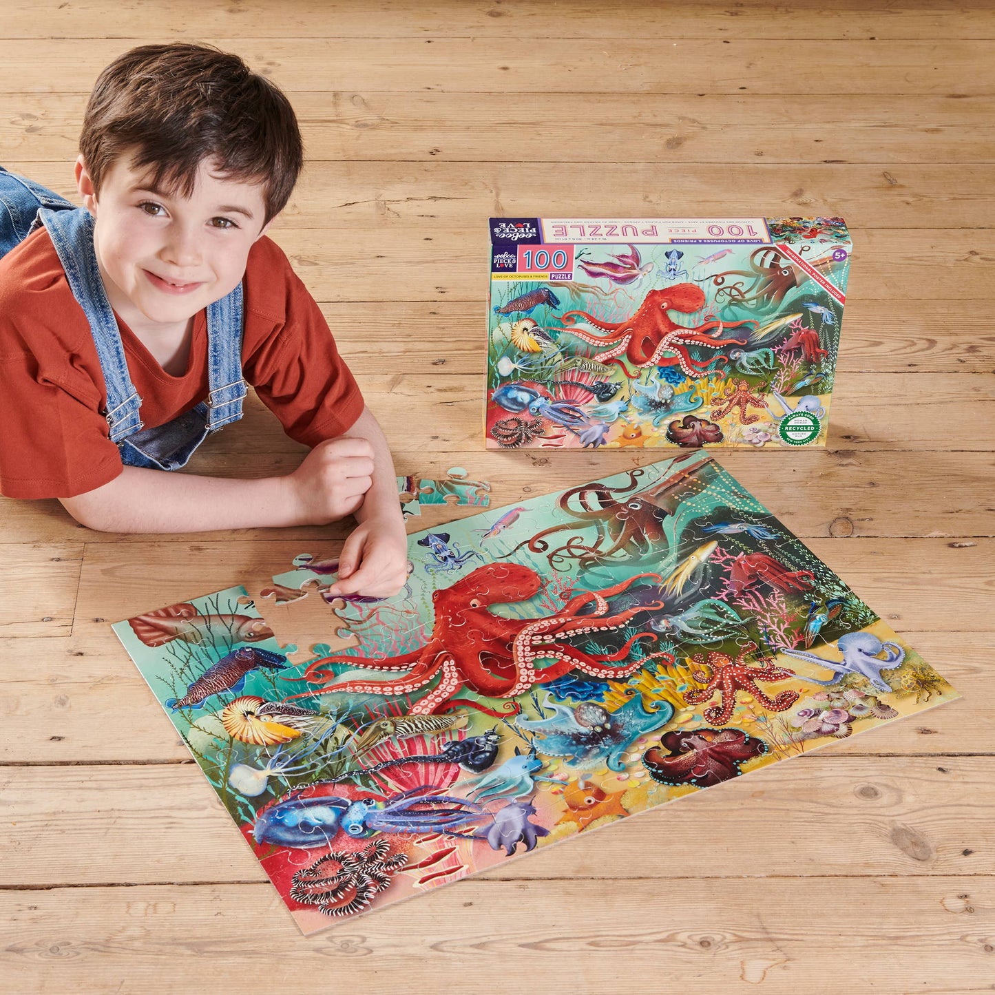 Love of Octopuses & Friends 100 Pc Puzzle