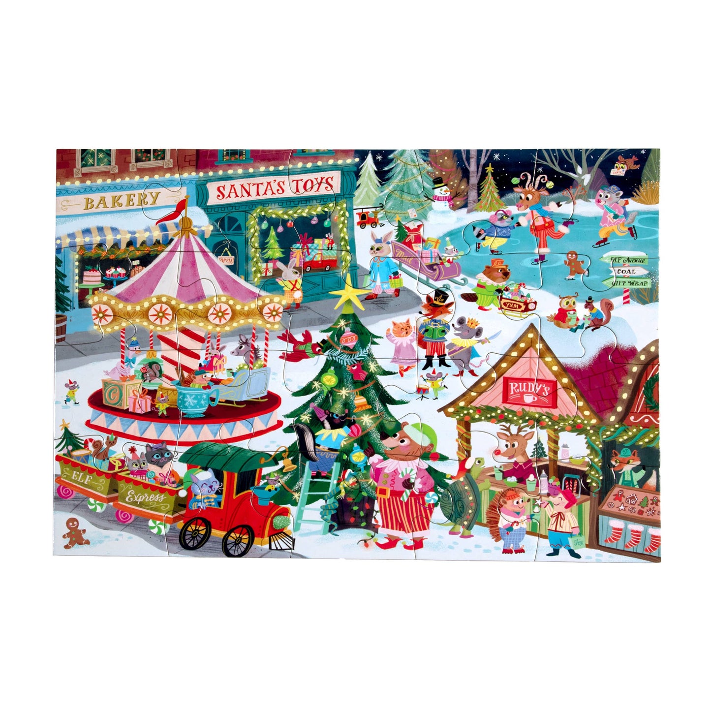 Christmas Village 20 Pc Puzzle