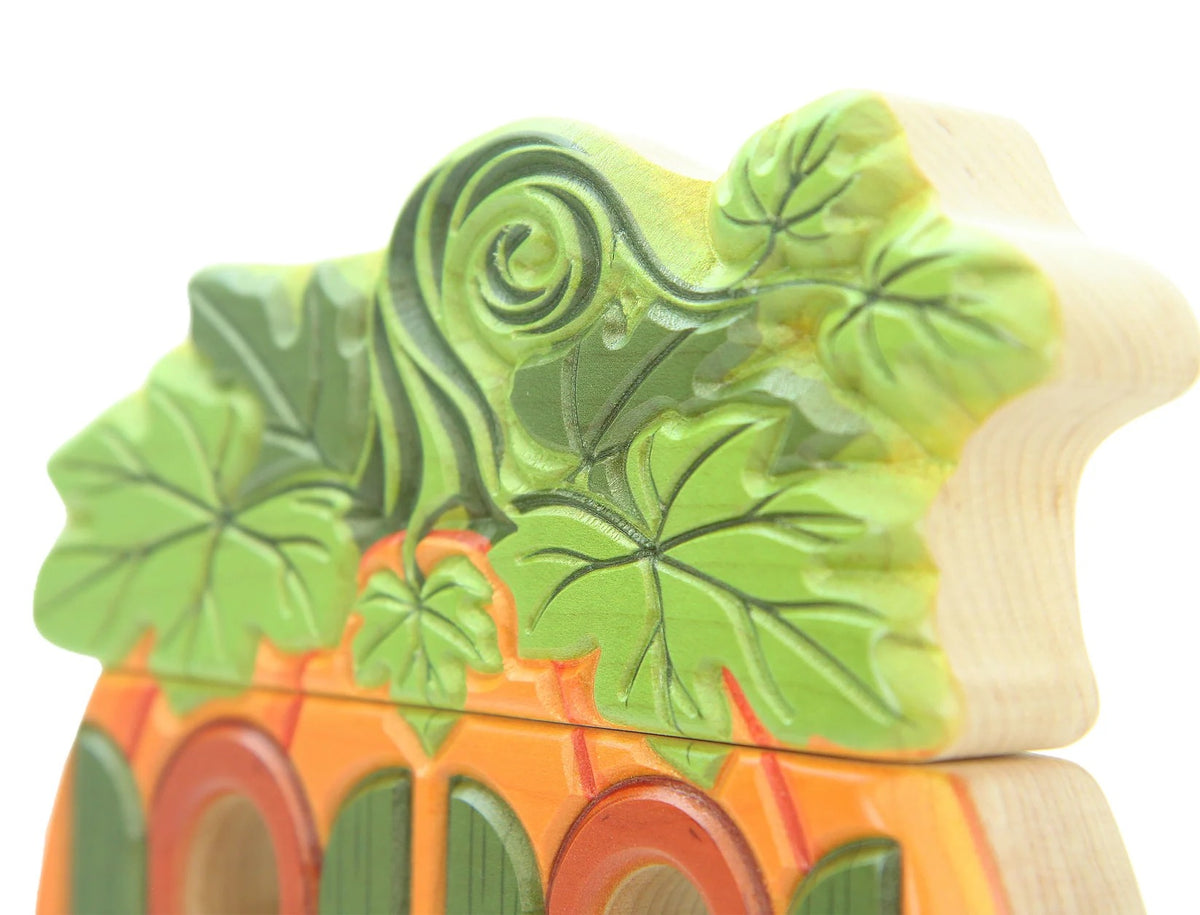 LIMITED! Carved Pumpkin Faerie House Set