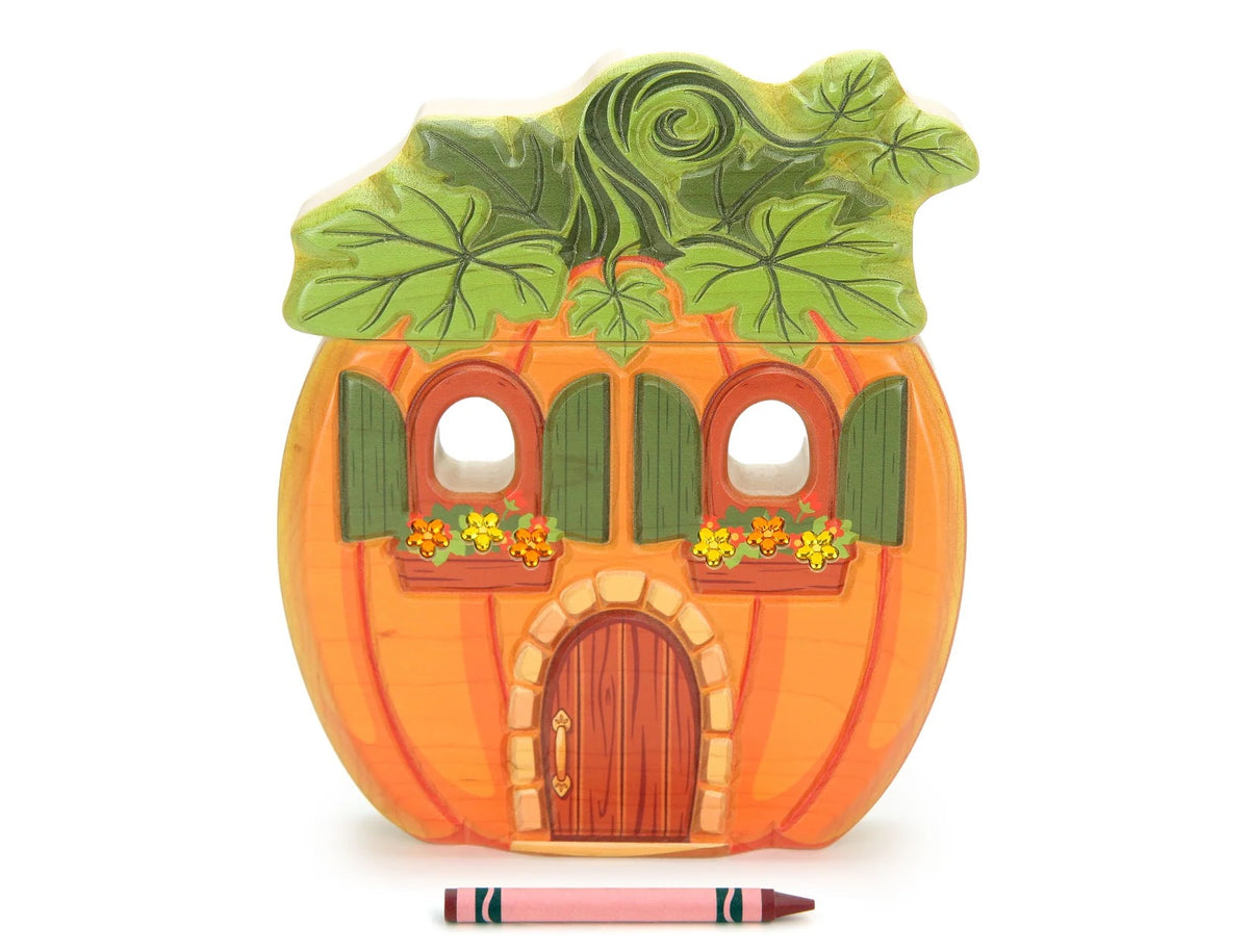 LIMITED! Carved Pumpkin Faerie House Set
