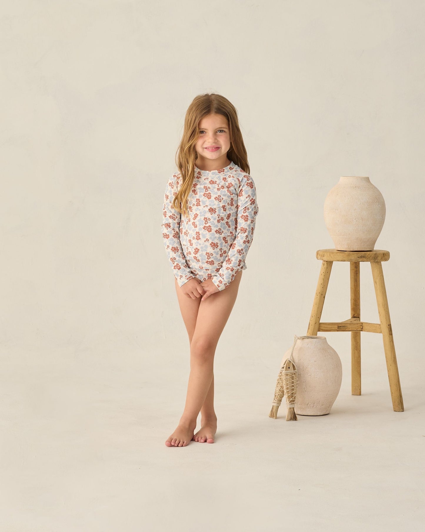 Americana Floral Rashguard set